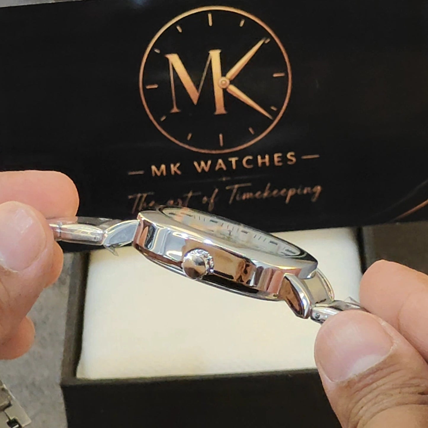 HERYI SKELETON SQUARE WHITE DIAL WATCH