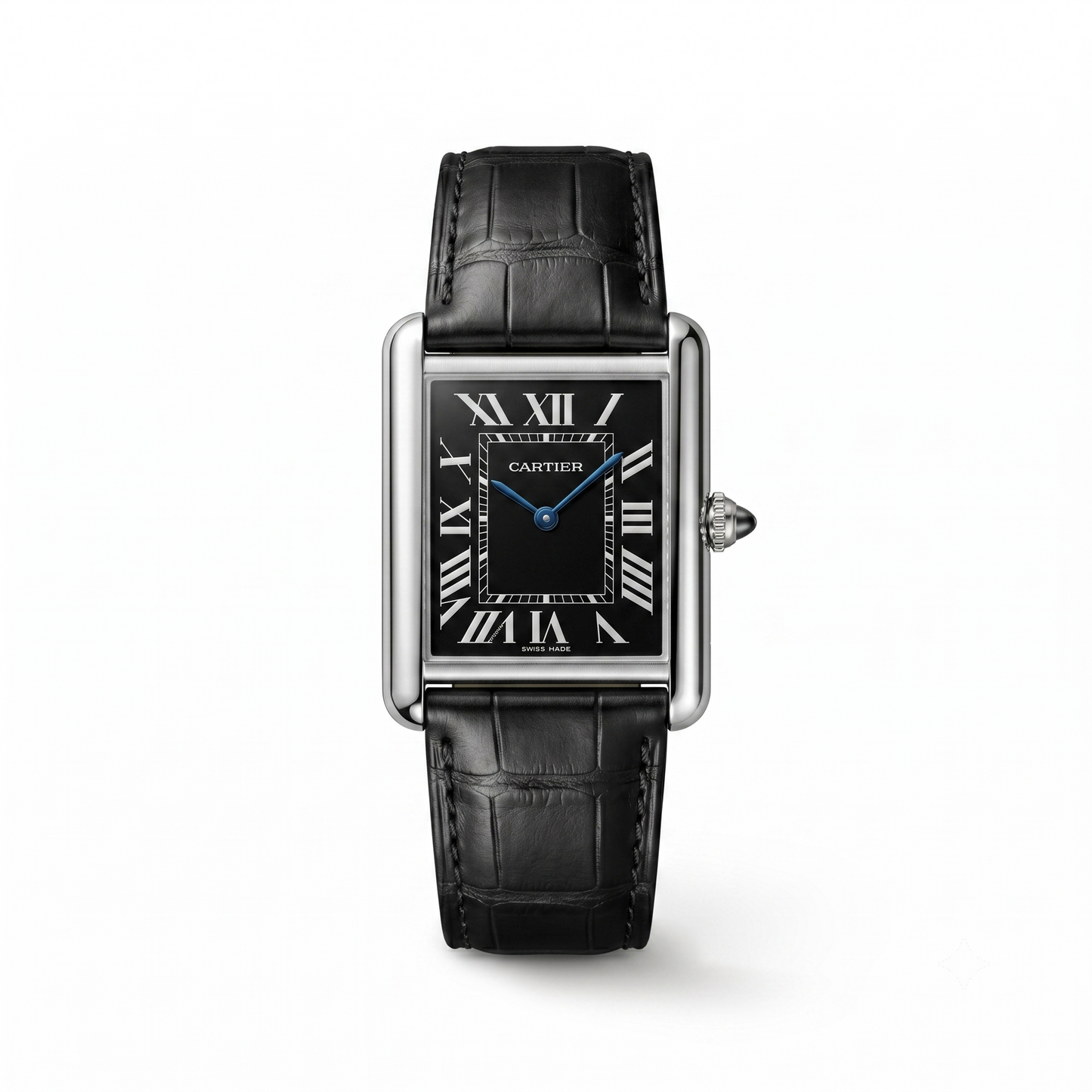 Classic Rectangular Quartz Watch | Black Dial Dress Watch | MKWATCHES