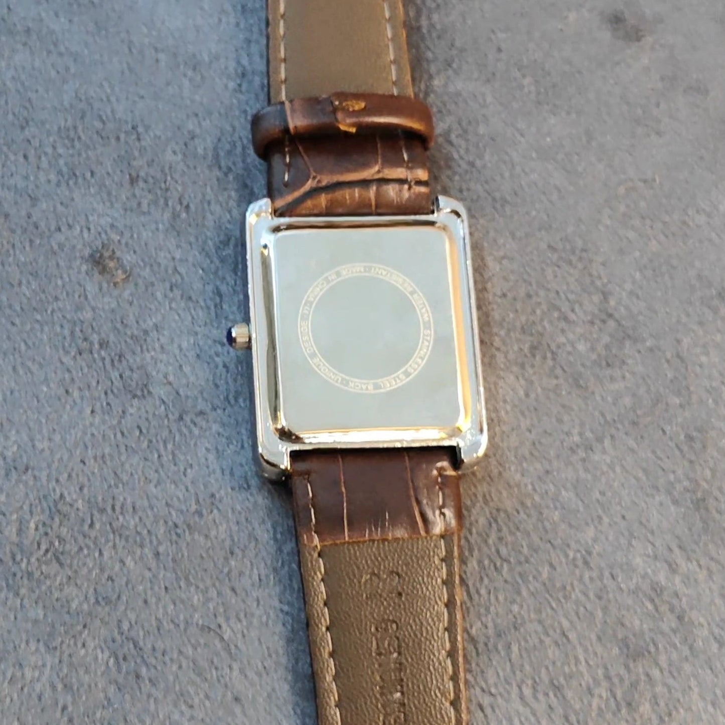 CARTIER TANK OLD MONEY SILVER WHITE DIAL
