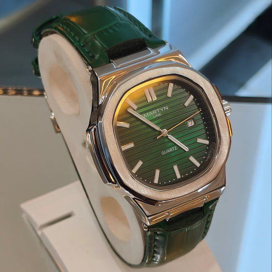 MARTYN Strap Butterfly Clasp Watch Green